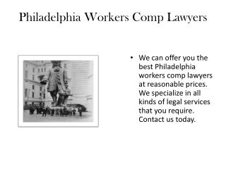 Workmens Compensation Lawyers Pennsylvania