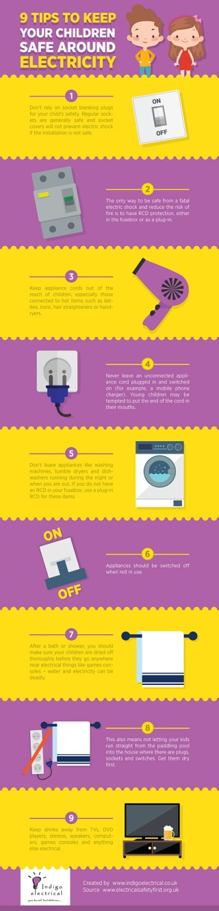 9 Tips to Keep Your Children Safe Around Electricity