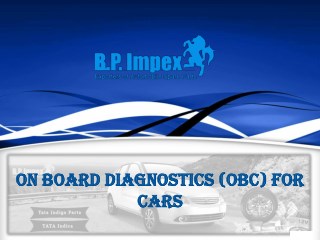 On Board Diagnostics (OBC) For Cars