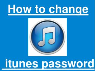 How to reset iTunes password