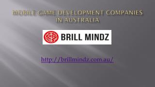 Best Mobile game development company in australia