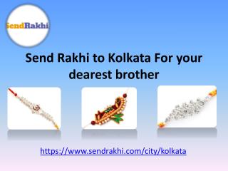 The Miracle Of Send Rakhi To Kolkata For Your Dearest Brother Via Sendrakhi.com.
