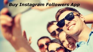 Buy Instagram Followers App