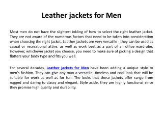 Stylish Leather Jackets for Women