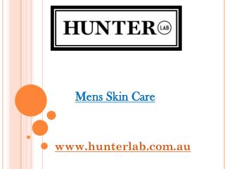 Mens Skin Care - hunterlab.com.au