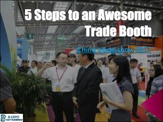 5 Steps to an Awesome Trade Booth