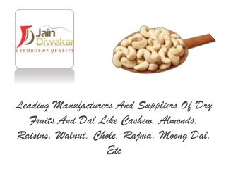 Cashew Manufacturers