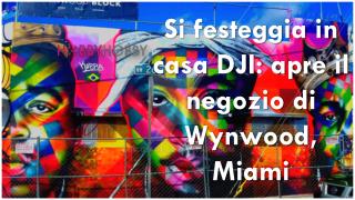 Si festeggia in casa DJI apre il negozio di Wynwood, Miami