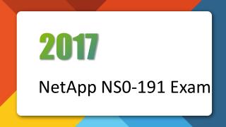 NS0-191 Questions and Answers NS0-191 Network Appliance NCSE Certification Dumps