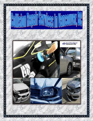 Collision Repair Services in Vancouver, BC