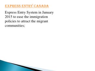 Express Entry Canada Visa