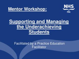 Mentor Workshop: