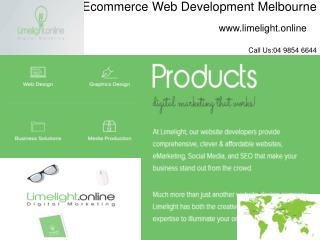 Ecommerce Web Development Melbourne | Melbourne SEO Company 