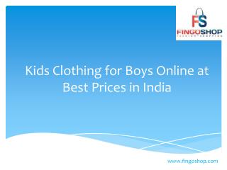 Buy Kids Dresses Online at Best Prices in India at fingoshop.com