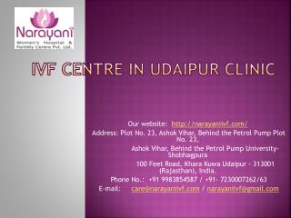 IVF Centre in Udaipur Clinic