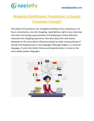 Magento Multilingual Translation: Is Google Translator Enough?