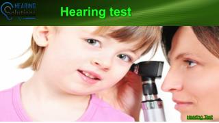 Hearing test