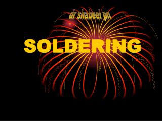 SOLDERING