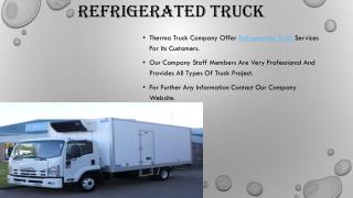 Refrigerated truck