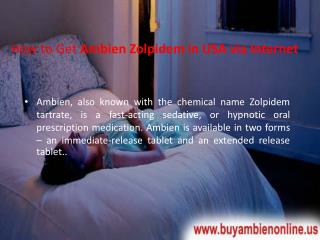 Buy Ambien Pills Online “The Right Things for the Insomniacs”