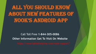 All you should know about new features of Nook’s Android app