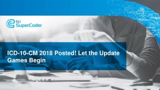 ICD-10-CM 2018 Posted! Let the Update Games Begin