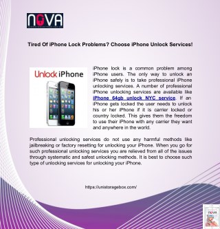 Tired Of Iphone Lock Problems? Choose Iphone Unlock Services!