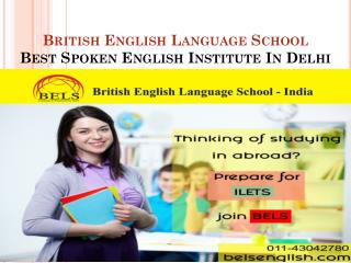 Best spoken English institute in Delhi