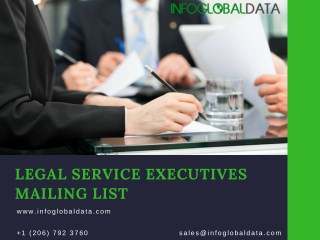 Legal Services Industry Executives Email Lists