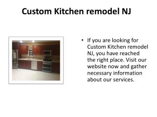 South jersey custom kitchen