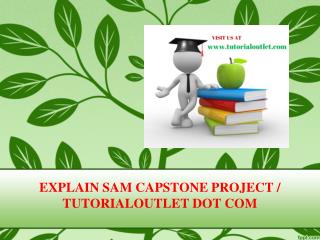 sam capstone project 1a access modules 1 3