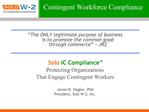 Contingent Workforce Compliance