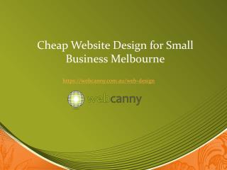 Affordable Website Design Melbourne for Small Business