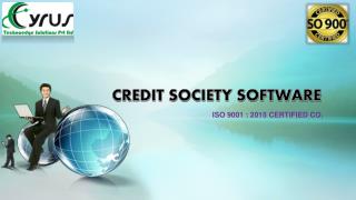 Latest Credit Society Software in India