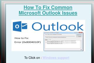 How To Fix Common Microsoft Outlook Issues