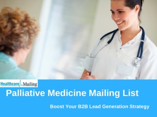 Palliative Medicine Mailing List