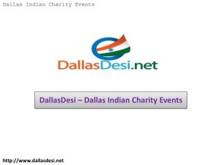 DallasDesi – Dallas Indian Charity Events
