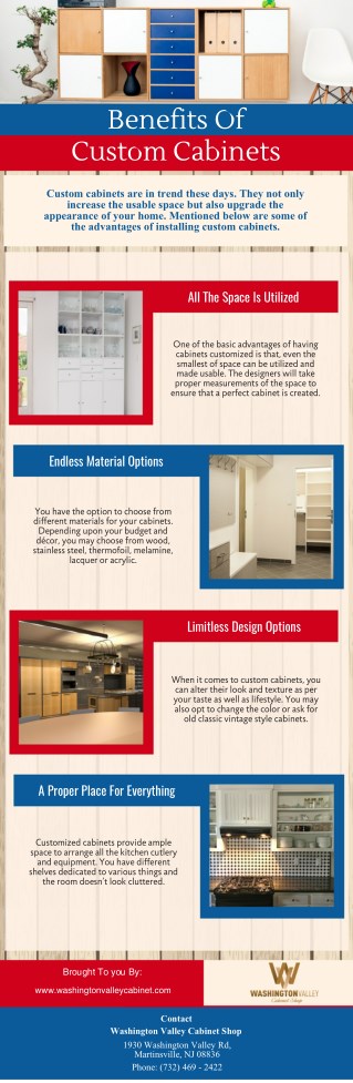 Benefits Of Custom Cabinets