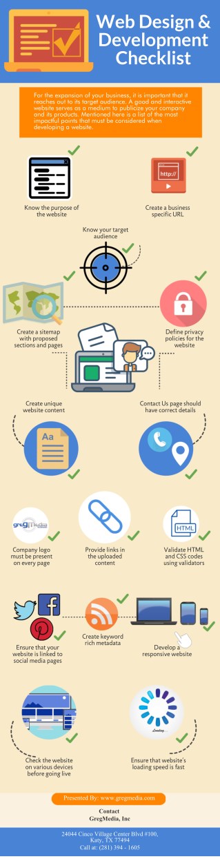 Web Design & Development Checklist