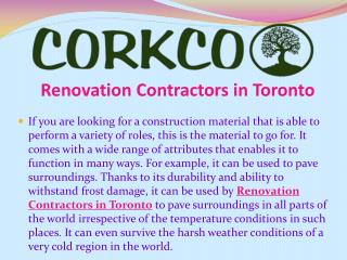 Renovation Contractors in Toronto