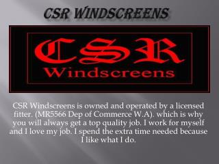 Windscreen Repair & Windscreen Replacement