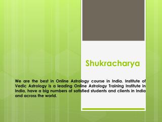 Online course of Horoscope