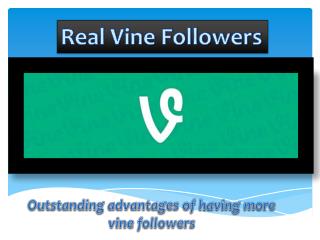 Real Vine Followers