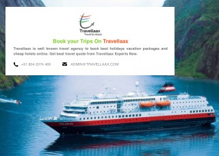 Book Cheap Holiday Packages - Travellaax
