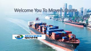 Local Mover service Provider Companies - Movers Quote