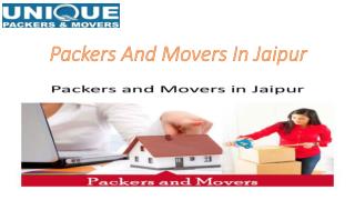 Packers And Movers In Jaipur
