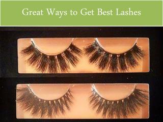 Great Ways to Get Best Lashes
