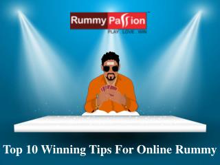 Top 10 Winning Tips for Online Rummy