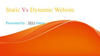 Static Vs Dynamic Website