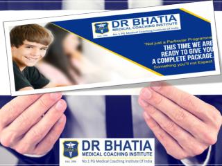 Perfect Institute for all Pg Entrance Exam